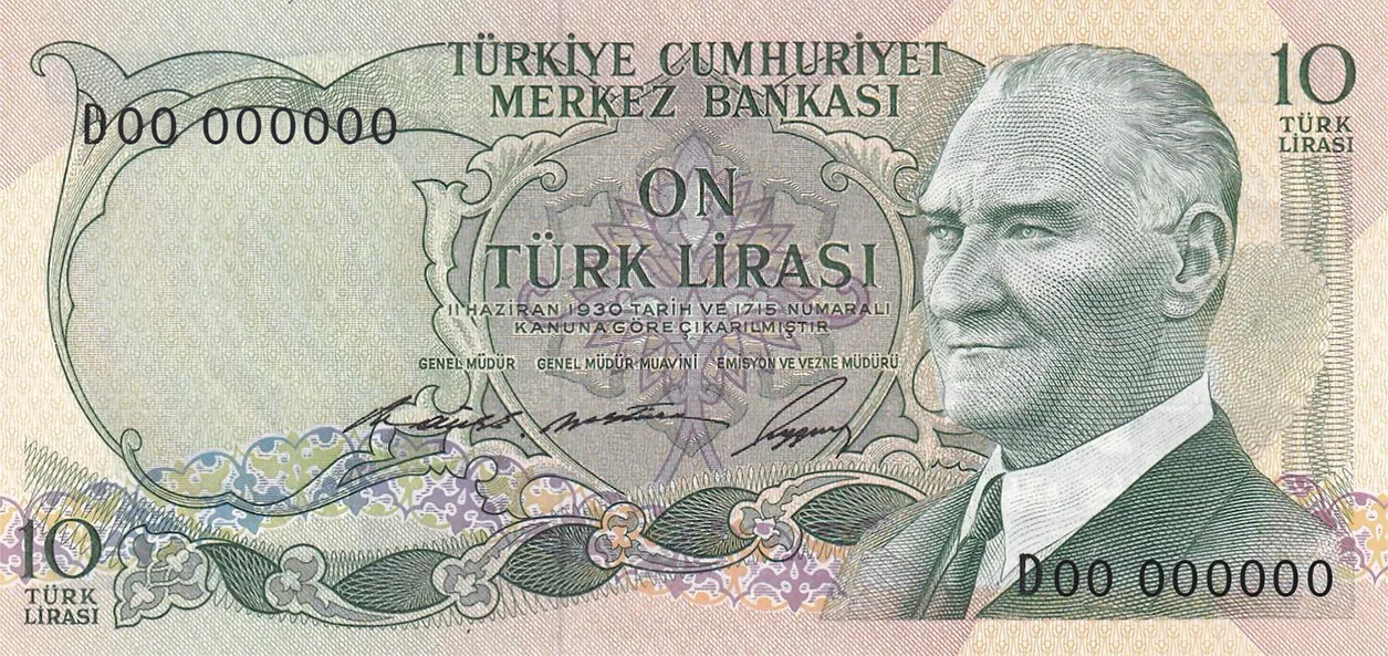 10 Türk Lirası 